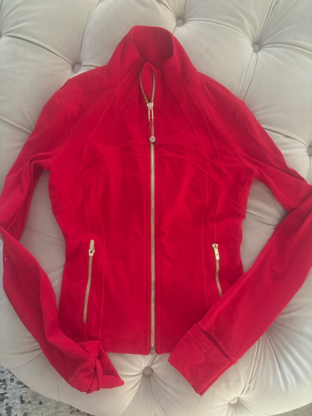 authentic lululemon lunar new year cropped define oxford red women’s Jacket 4